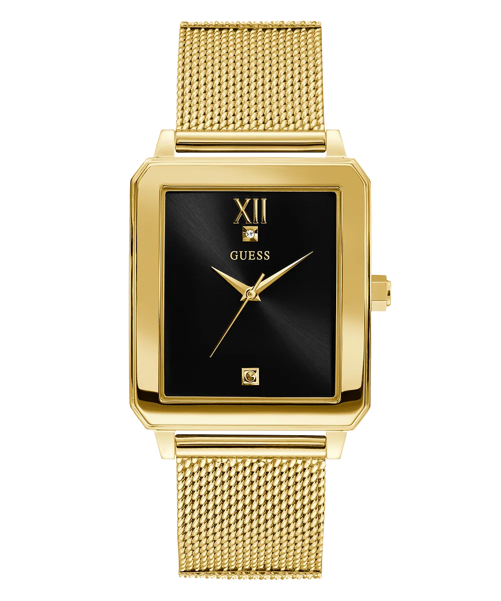 Guess Mens Gold Watches GUESS Mens Gold Tone Analog Watch