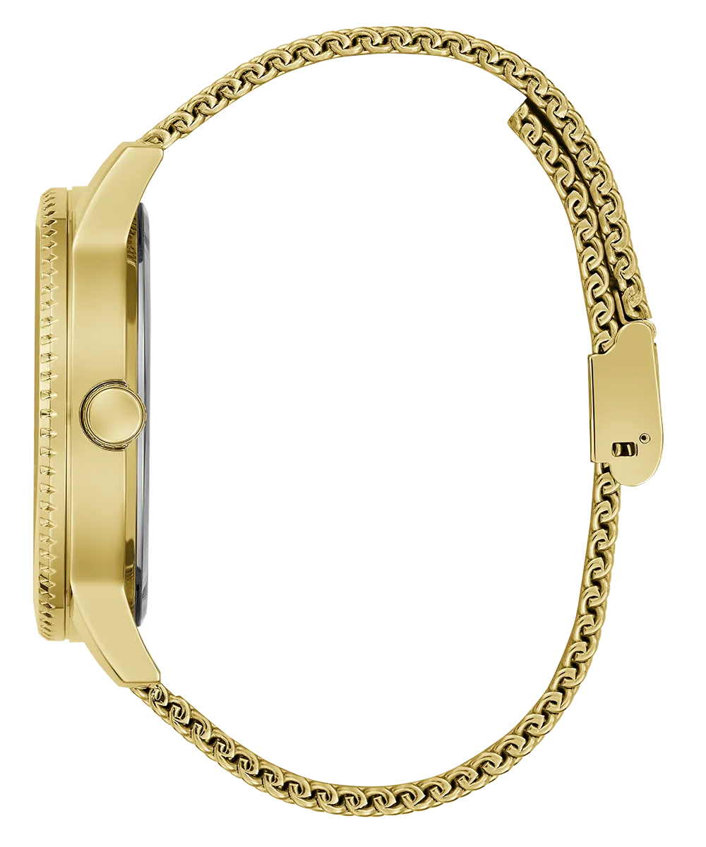 Guess Mens Gold Watches GUESS Mens Gold Tone Analog Watch