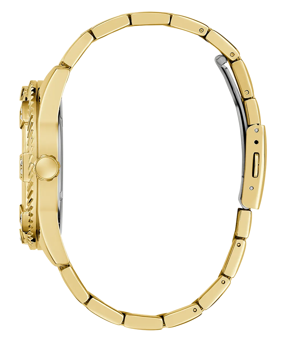 Guess Mens Gold Watches GUESS Mens Gold Tone Analog Watch