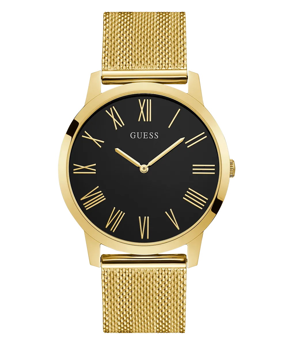 Guess Mens Gold Watches GUESS Mens Gold Tone Analog Watch