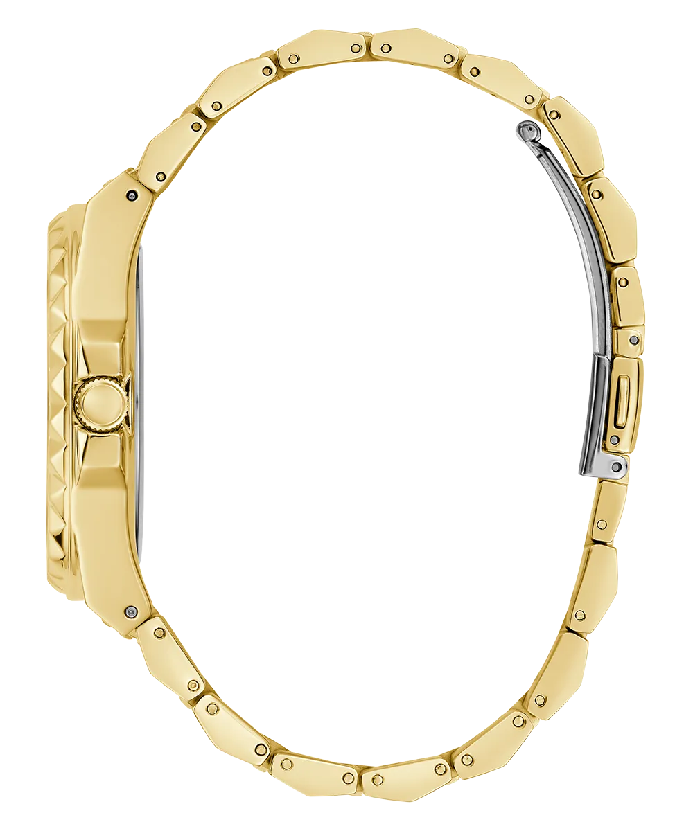 Guess Mens Gold Watches GUESS Mens Gold Tone Analog Watch