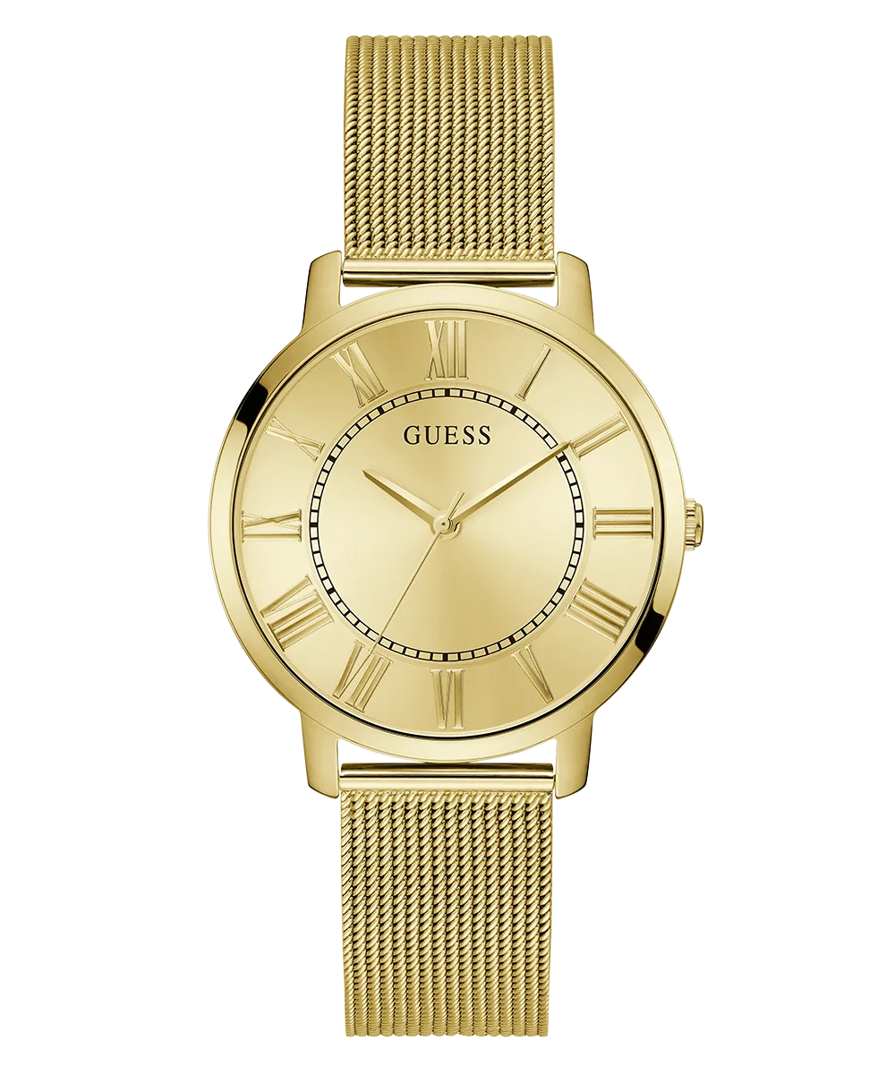 Guess Mens Gold Watches GUESS Mens Gold Tone Analog Watch