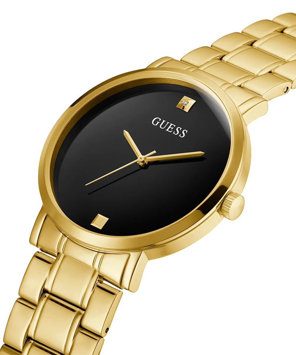 Guess Mens Gold Watches GUESS Mens Gold Tone Analog Watch