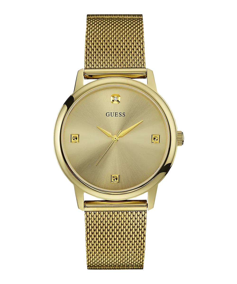 Guess Mens Gold Watches GUESS Mens Gold Tone Analog Watch