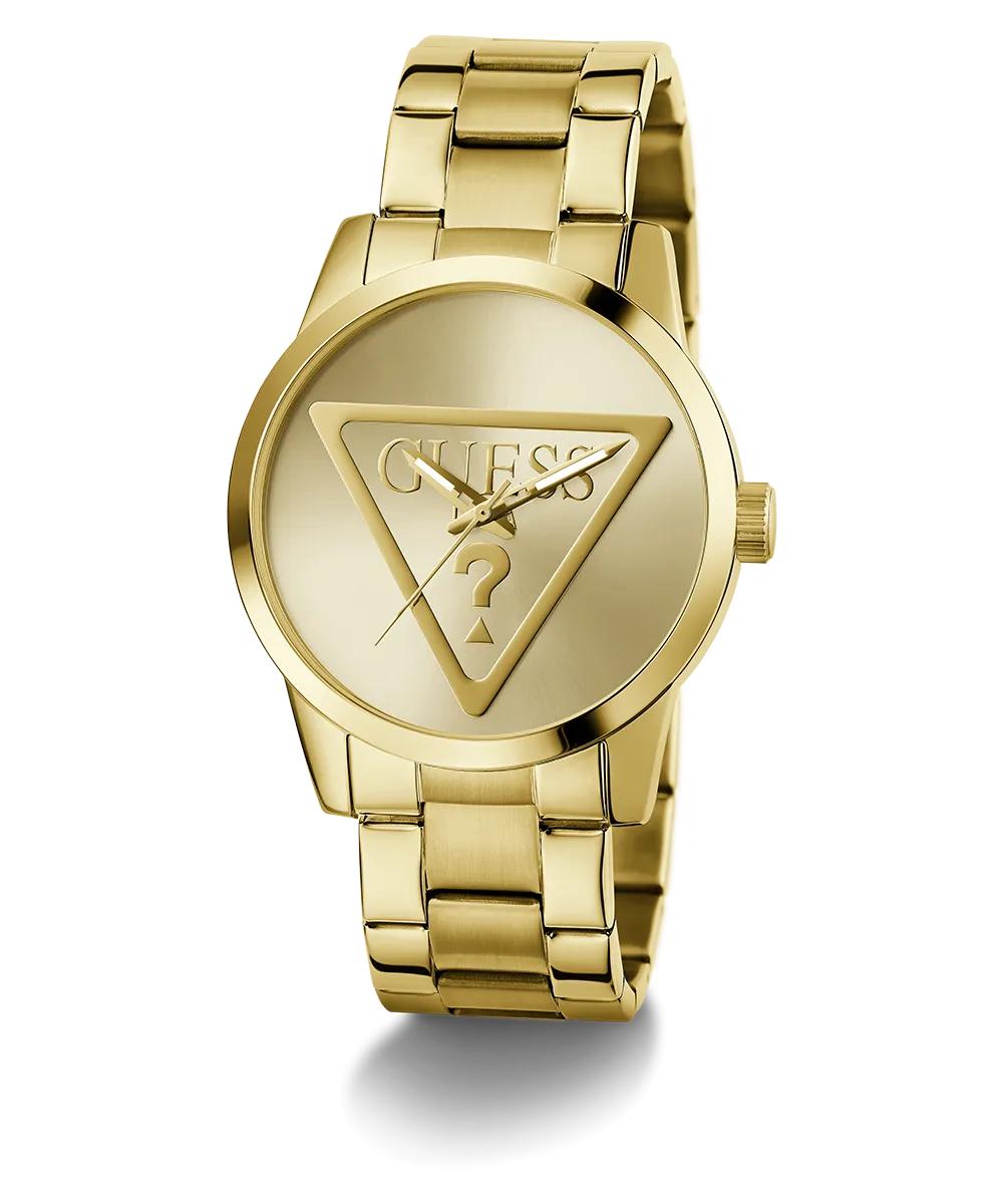 Guess Mens Gold Watches GUESS Mens Gold Tone Analog Watch