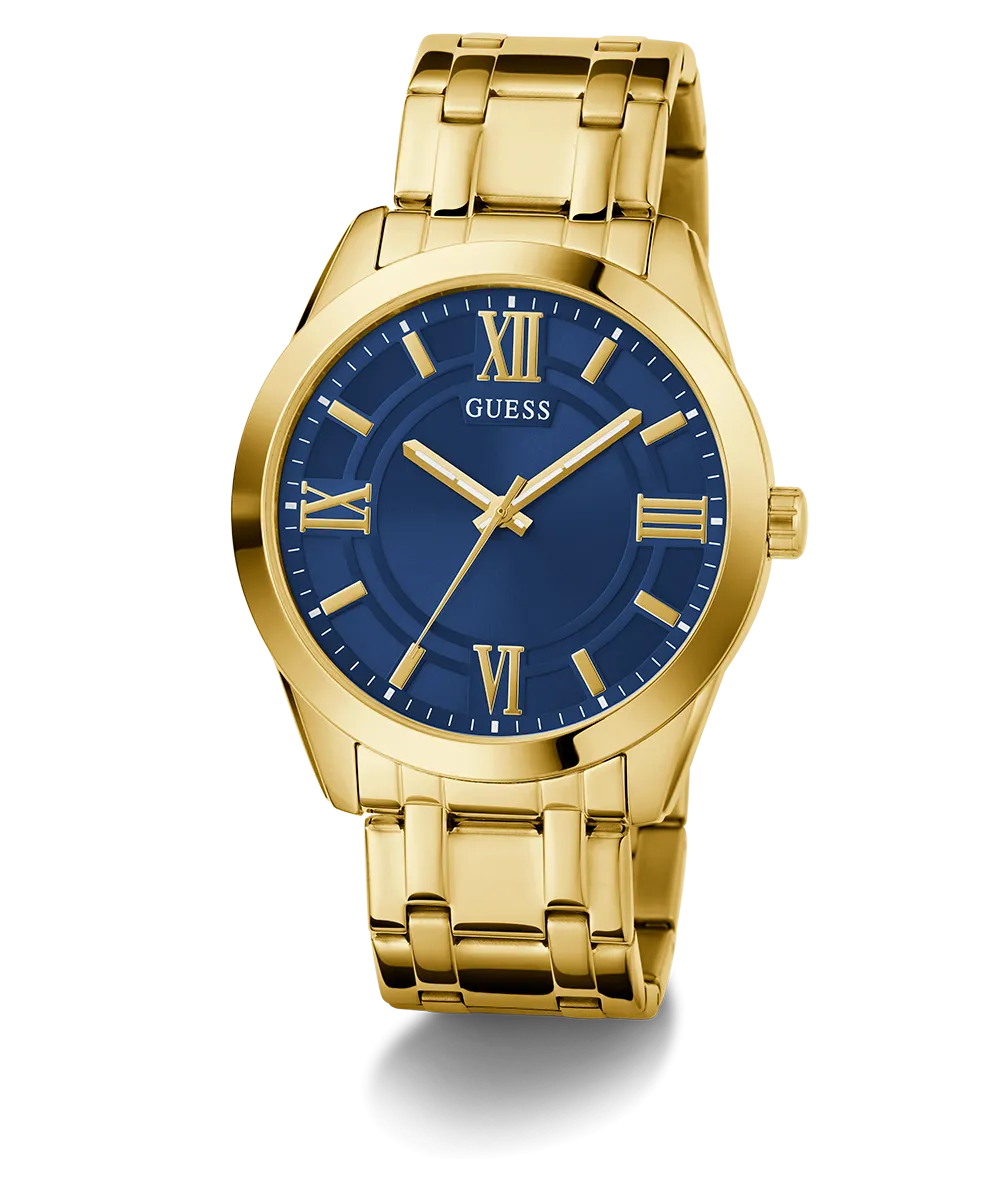 Guess Mens Gold Watches GUESS Mens Gold Tone Analog Watch