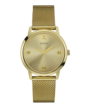 Guess Mens Gold Watches GUESS Mens Gold Tone Analog Watch