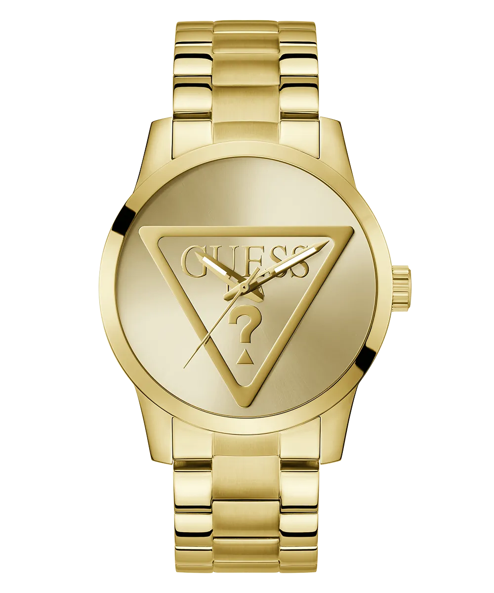Guess Mens Gold Watches GUESS Mens Gold Tone Analog Watch