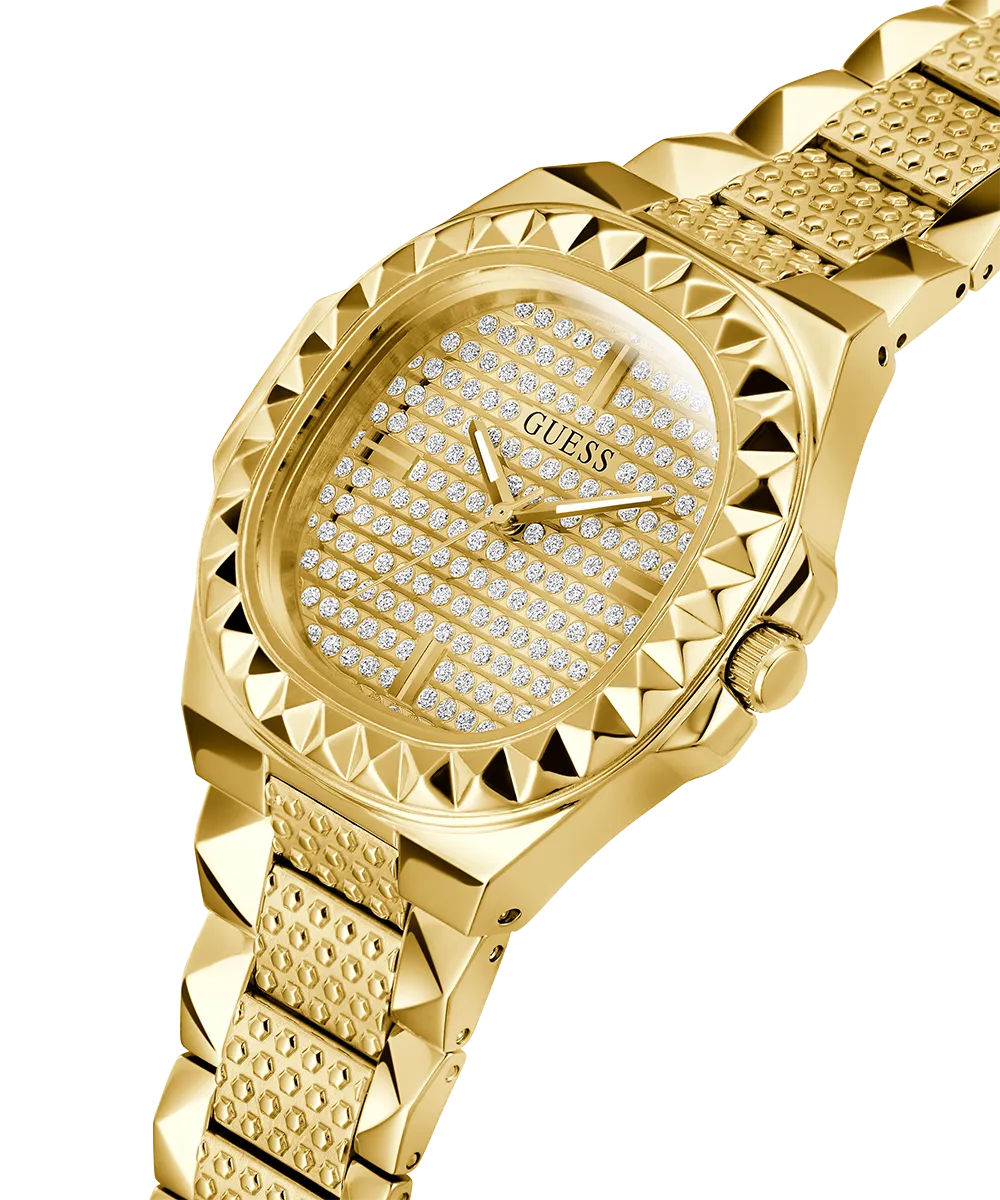 Guess Mens Gold Watches GUESS Mens Gold Tone Analog Watch
