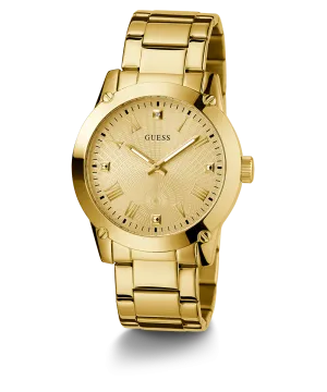 Guess Mens Gold Watches GUESS Mens Gold Tone Analog Watch