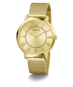 Guess Mens Gold Watches GUESS Mens Gold Tone Analog Watch