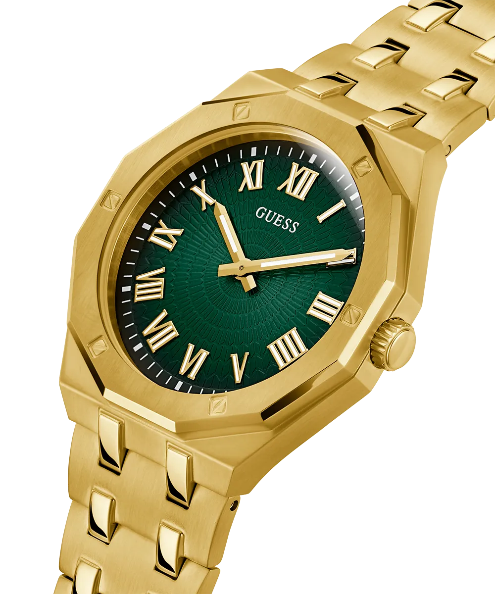 Guess Mens Gold Watches GUESS Mens Gold Tone Analog Watch
