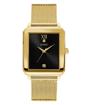 Guess Mens Gold Watches GUESS Mens Gold Tone Analog Watch