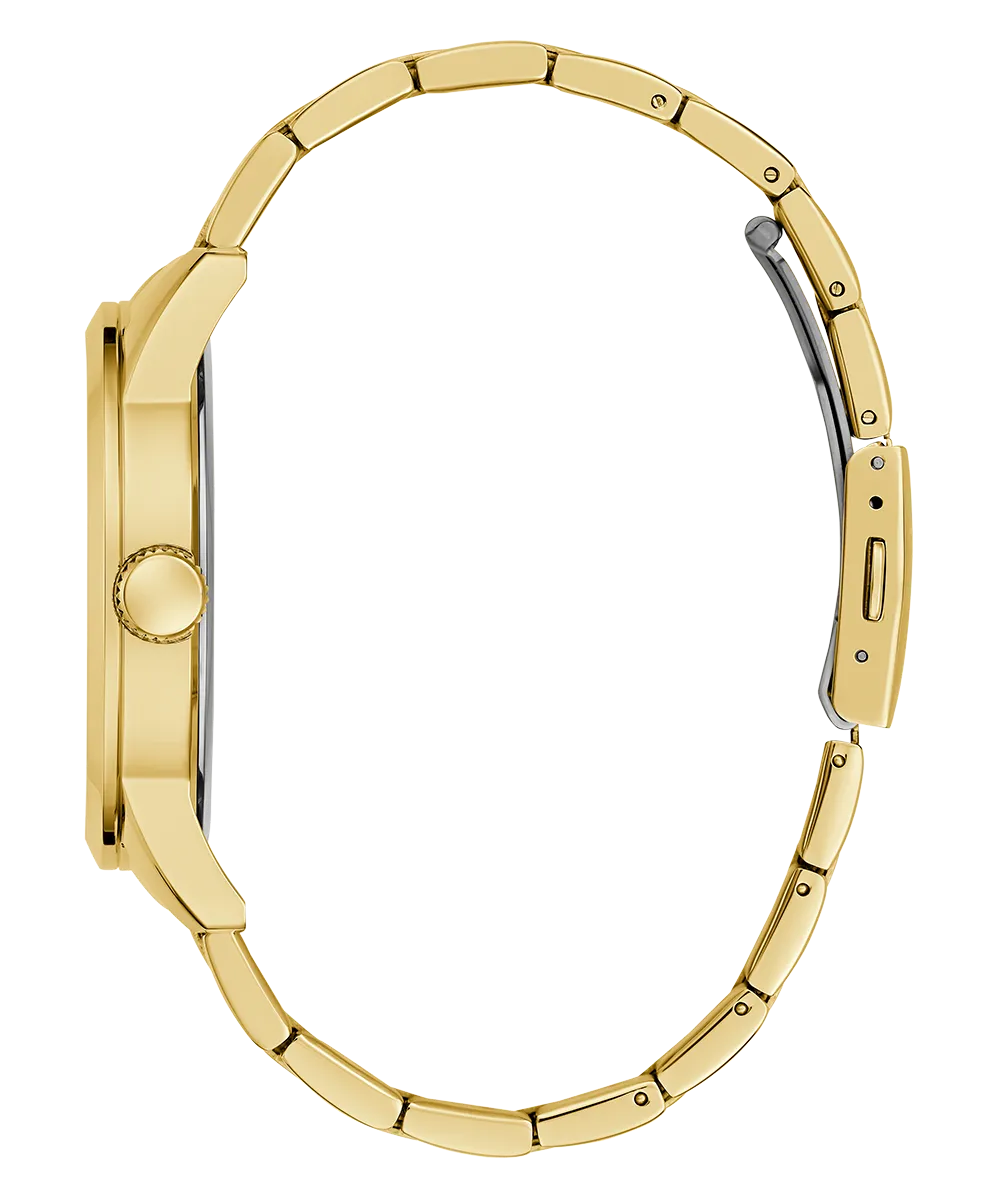 Guess Mens Gold Watches GUESS Mens Gold Tone Analog Watch