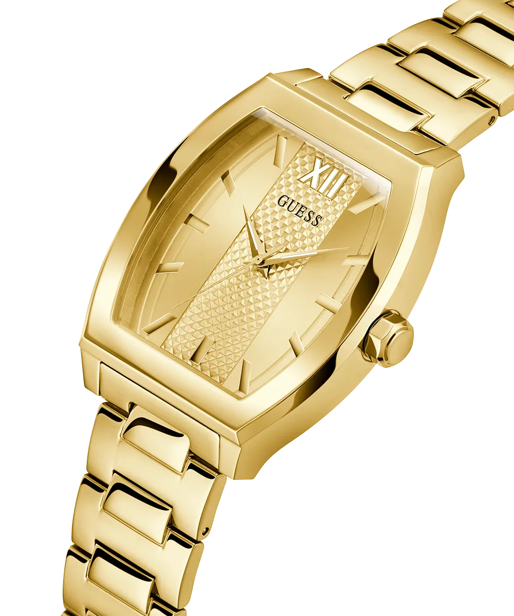 Guess Mens Gold Watches GUESS Mens Gold Tone Analog Watch