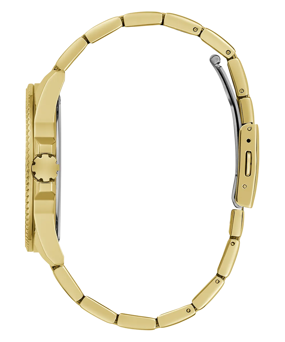 Guess Mens Gold Watches GUESS Mens Gold Tone Analog Watch