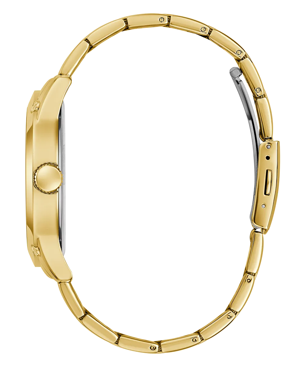 Guess Mens Gold Watches GUESS Mens Gold Tone Analog Watch