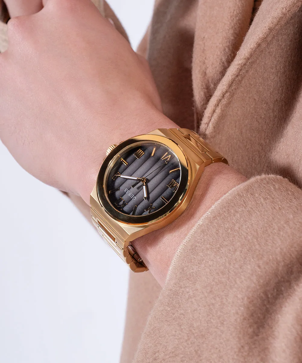Guess Mens Gold Watches GUESS Mens Gold Tone Analog Watch