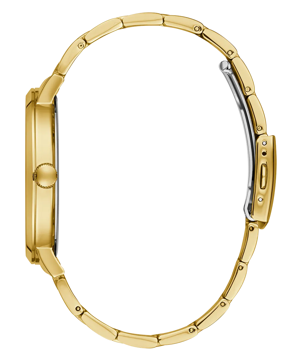 Guess Mens Gold Watches GUESS Mens Gold Tone Analog Watch