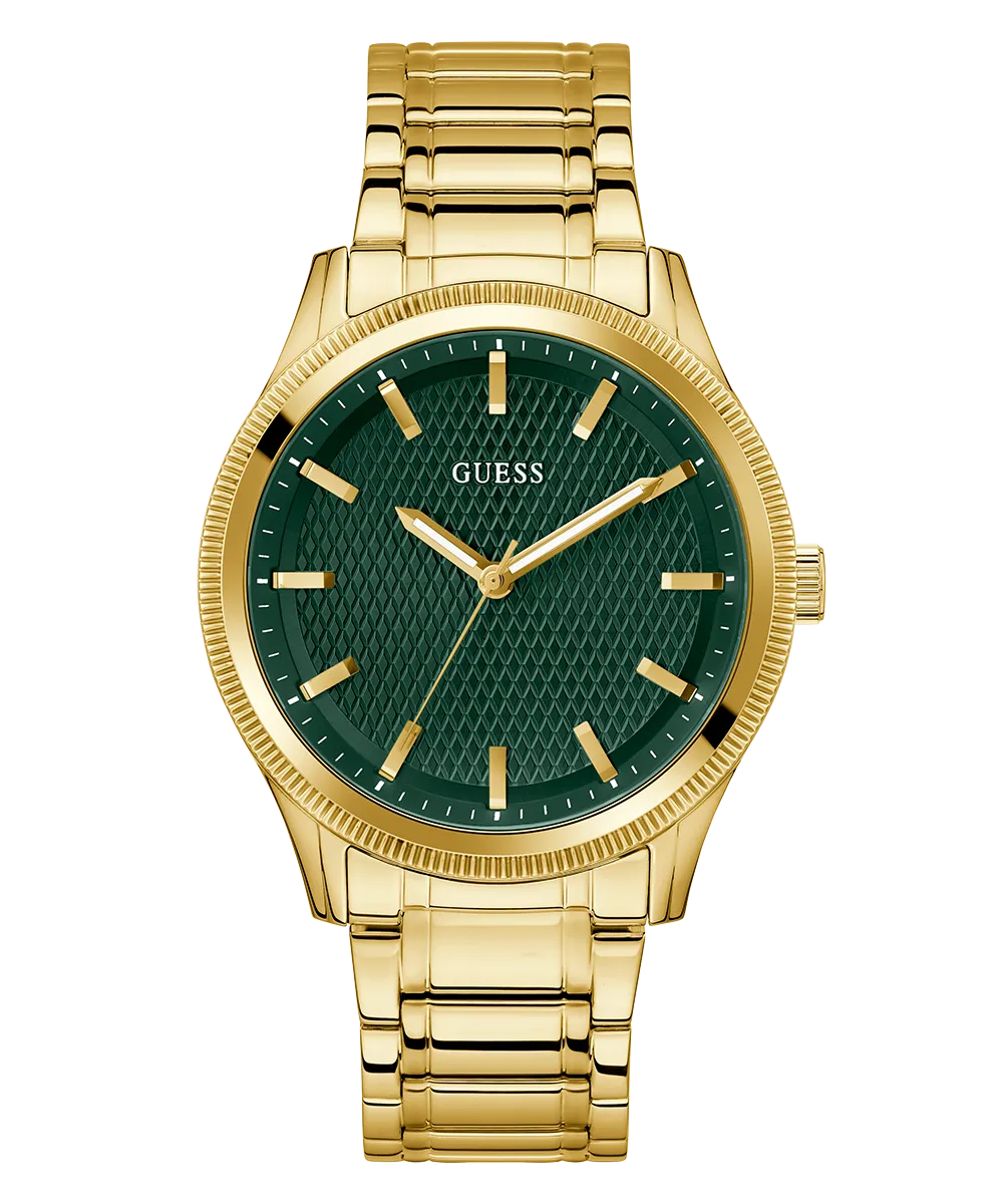 Guess Mens Gold Watches GUESS Mens Gold Tone Analog Watch