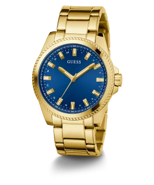Guess Mens Gold Watches GUESS Mens Gold Tone Analog Watch