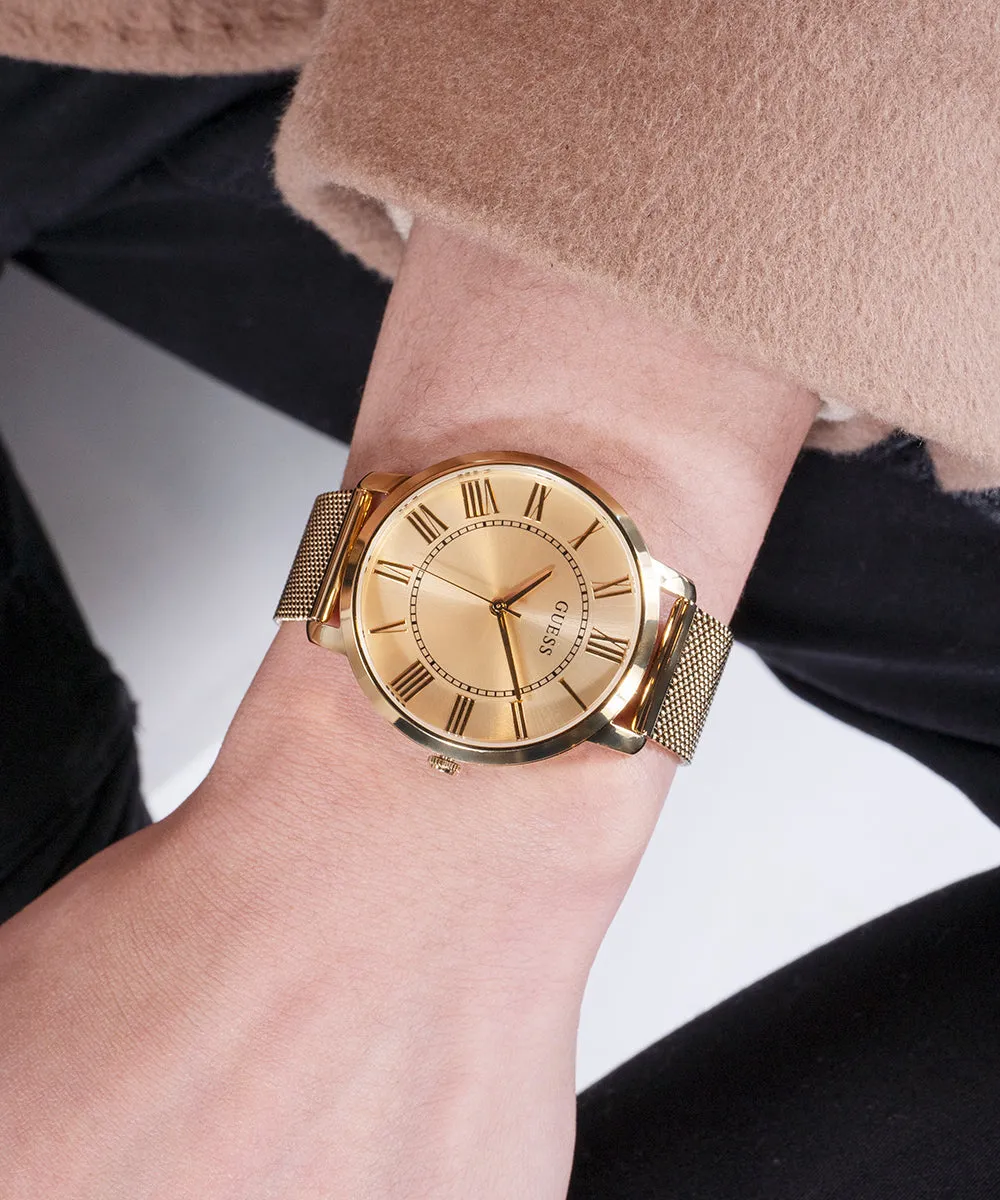 Guess Mens Gold Watches GUESS Mens Gold Tone Analog Watch