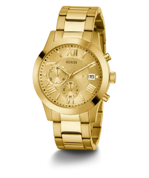 Guess Mens Gold Watches GUESS Mens Gold Tone Chronograph Watch