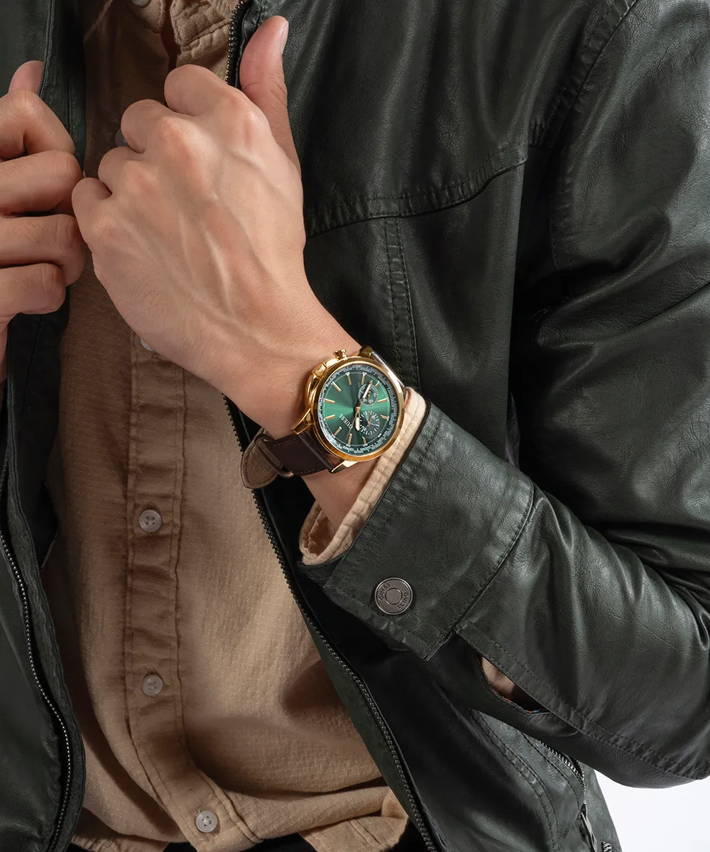 Guess Mens Gold Watches GUESS Mens Gold Tone Multi-function Watch Box Set