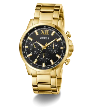 Guess Mens Gold Watches GUESS Mens Gold Tone Multi-function Watch