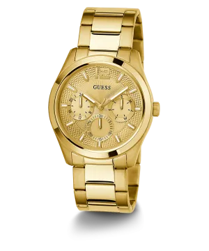 Guess Mens Gold Watches GUESS Mens Gold Tone Multi-function Watch