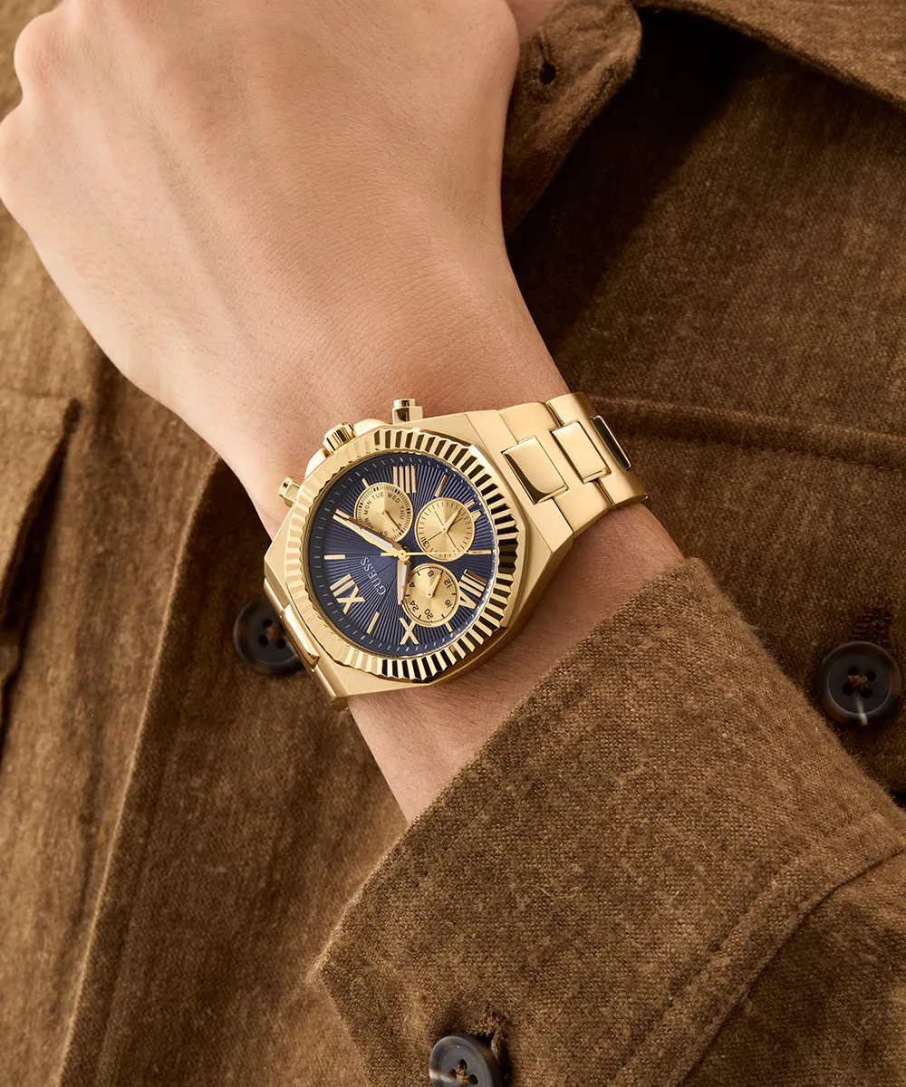 Guess Mens Gold Watches GUESS Mens Gold Tone Multi-function Watch