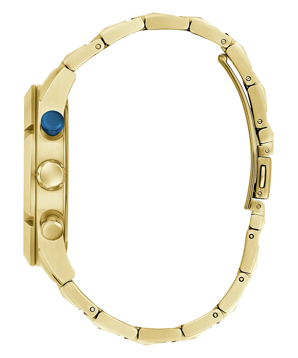 Guess Mens Gold Watches GUESS Mens Gold Tone Multi-function Watch