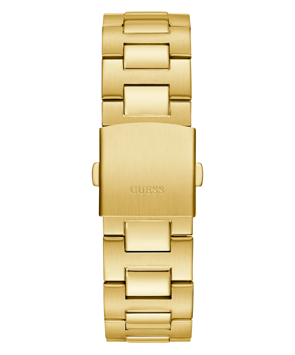 Guess Mens Gold Watches GUESS Mens Gold Tone Multi-function Watch
