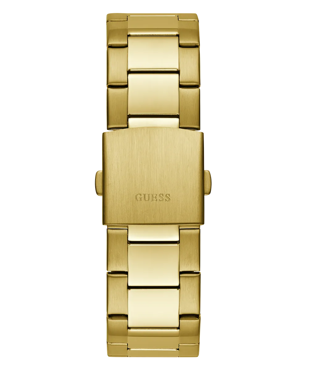 Guess Mens Gold Watches GUESS Mens Gold Tone Multi-function Watch