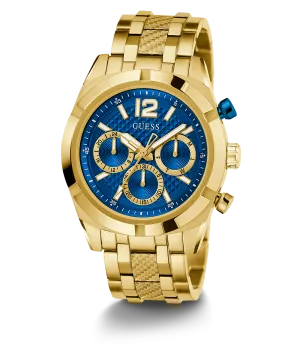 Guess Mens Gold Watches GUESS Mens Gold Tone Multi-function Watch