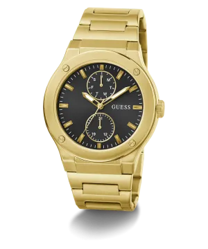 Guess Mens Gold Watches GUESS Mens Gold Tone Multi-function Watch
