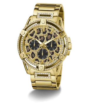 Guess Mens Gold Watches GUESS Mens Gold Tone Multi-function Watch