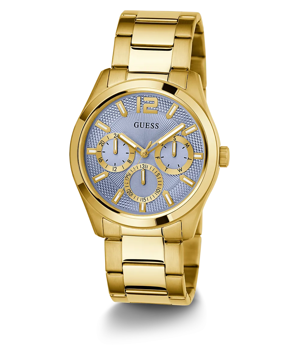 Guess Mens Gold Watches GUESS Mens Gold Tone Multi-function Watch