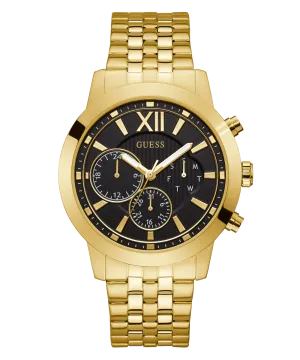 Guess Mens Gold Watches GUESS Mens Gold Tone Multi-function Watch