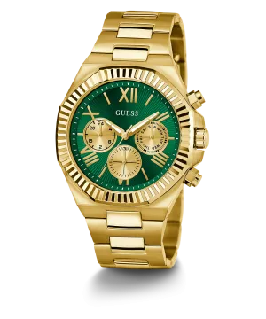 Guess Mens Gold Watches GUESS Mens Gold Tone Multi-function Watch