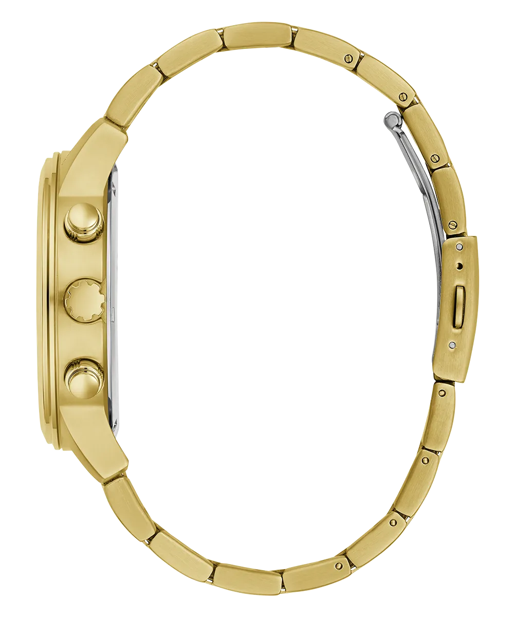 Guess Mens Gold Watches GUESS Mens Gold Tone Multi-function Watch