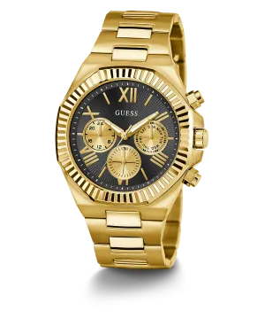 Guess Mens Gold Watches GUESS Mens Gold Tone Multi-function Watch