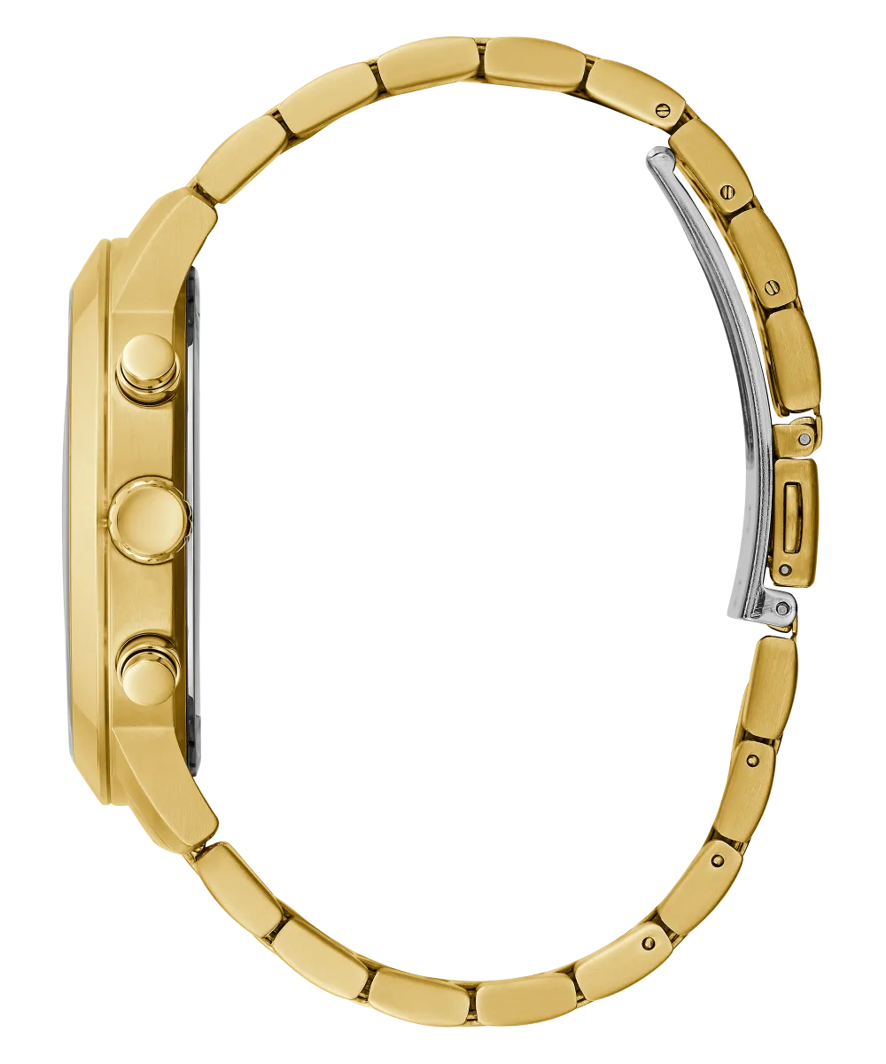 Guess Mens Gold Watches GUESS Mens Gold Tone Multi-function Watch
