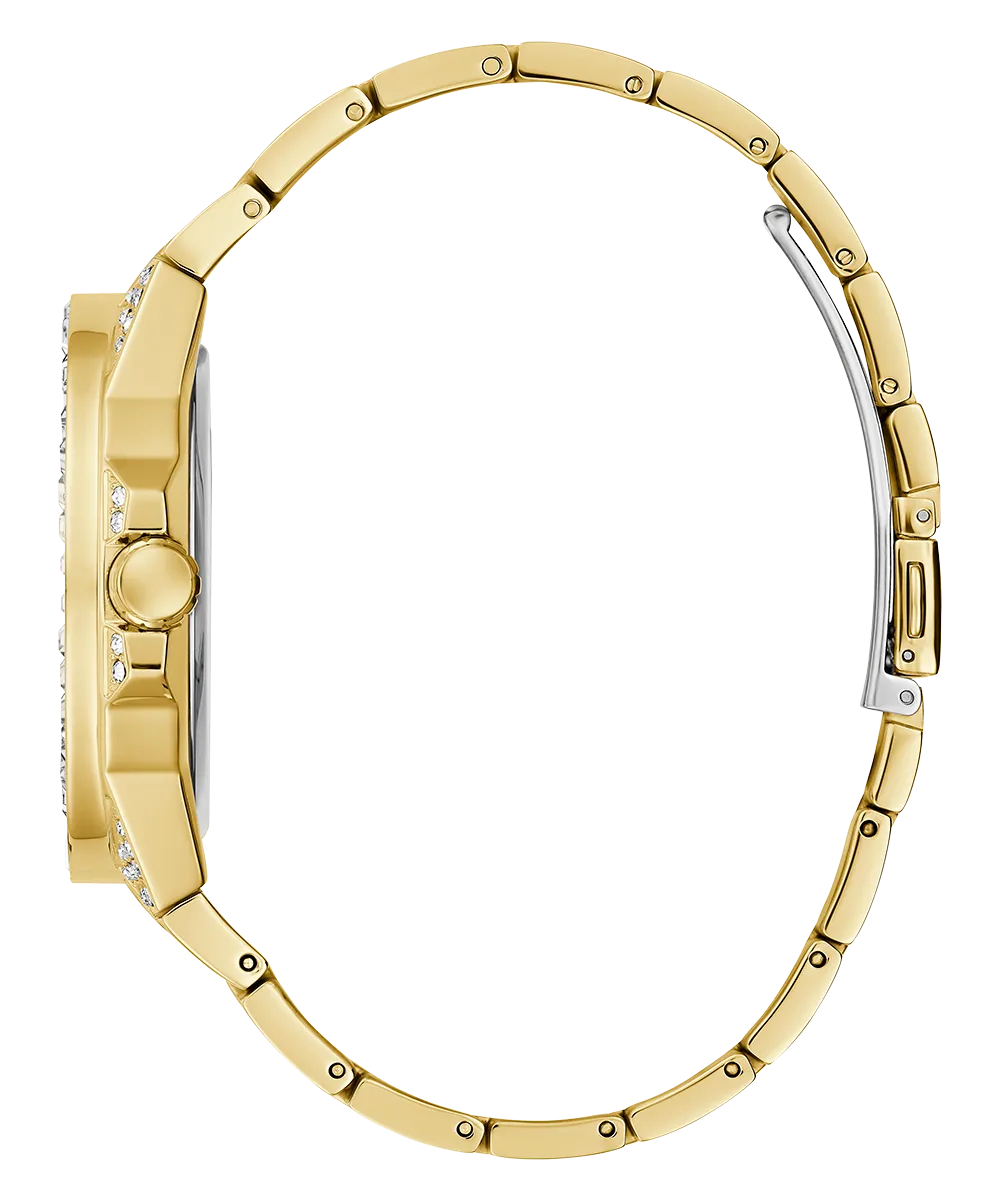 Guess Mens Gold Watches GUESS Mens Gold Tone Multi-function Watch