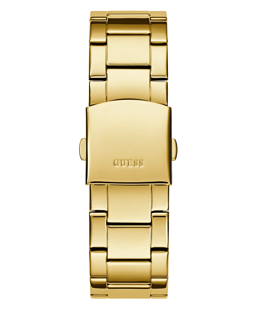 Guess Mens Gold Watches GUESS Mens Gold Tone Multi-function Watch