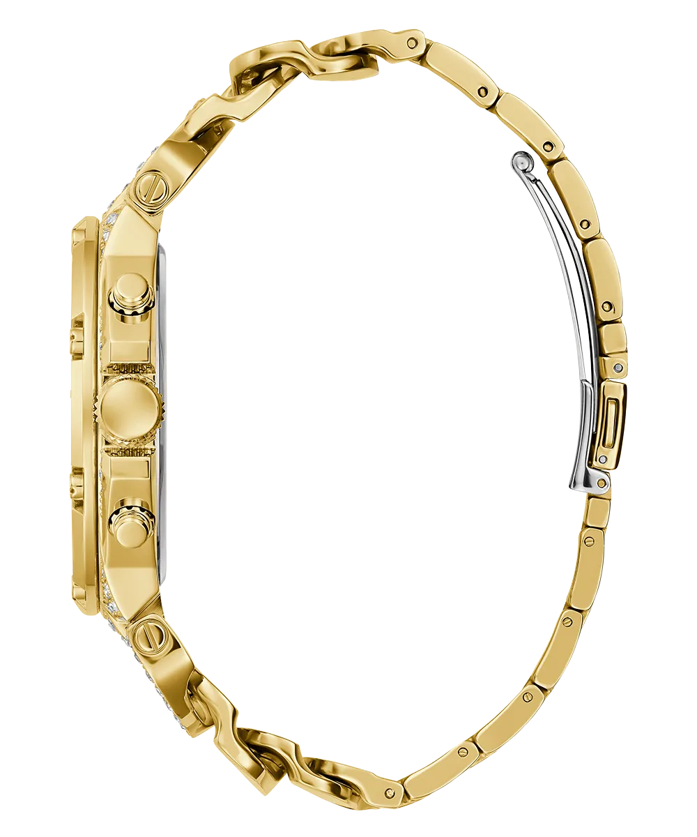 Guess Mens Gold Watches GUESS Mens Gold Tone Multi-function Watch