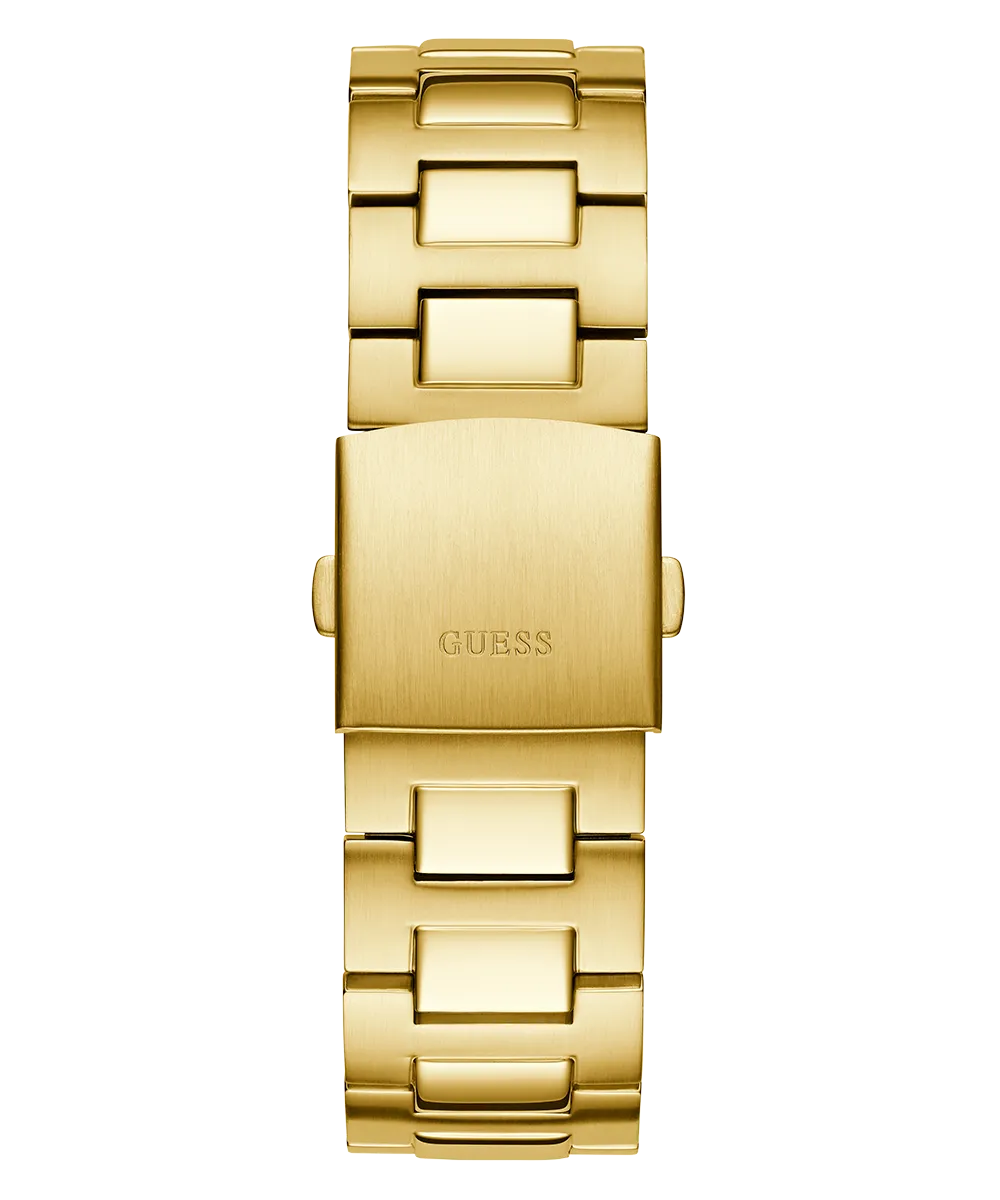 Guess Mens Gold Watches GUESS Mens Gold Tone Multi-function Watch