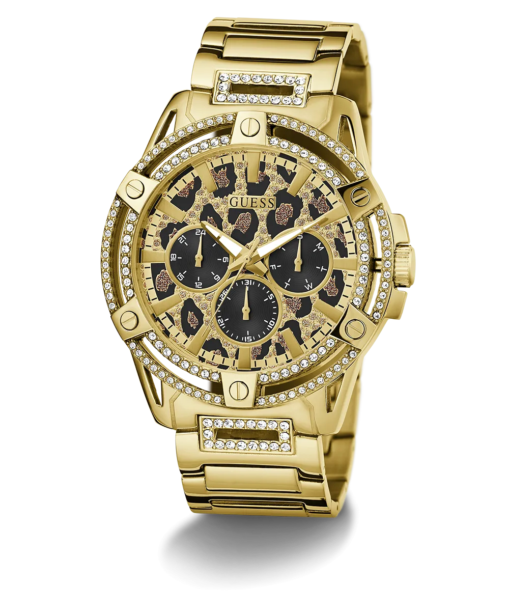 Guess Mens Gold Watches GUESS Mens Gold Tone Multi-function Watch