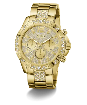 Guess Mens Gold Watches GUESS Mens Gold Tone Multi-function Watch