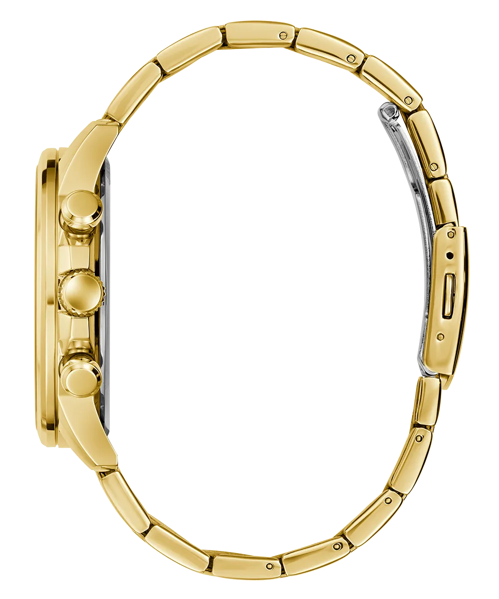 Guess Mens Gold Watches GUESS Mens Gold Tone Multi-function Watch